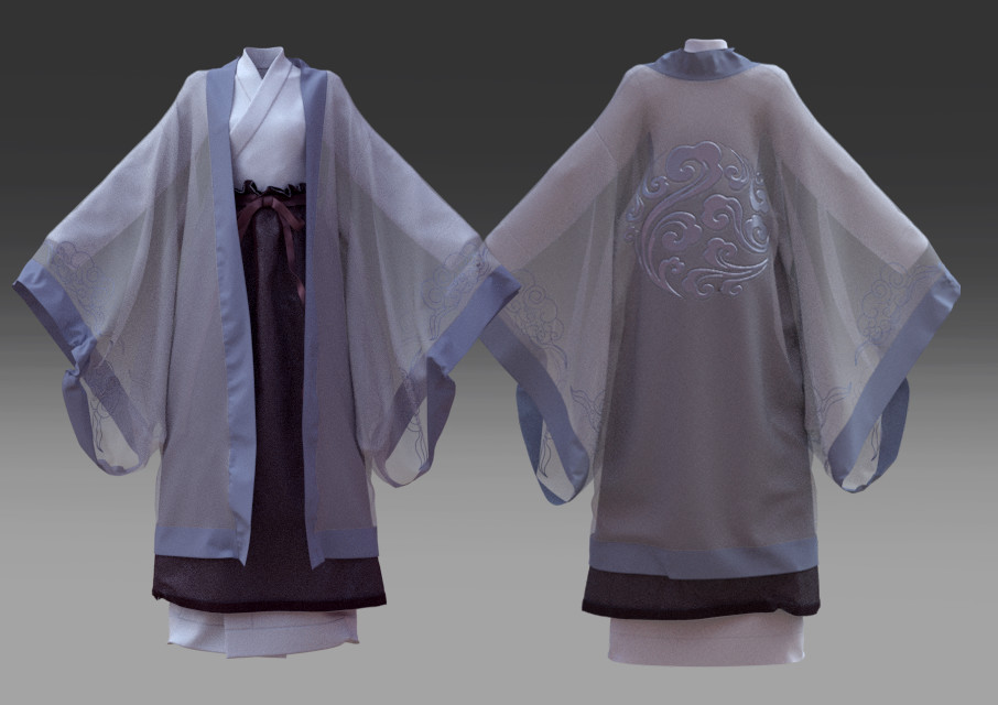 古风汉服MD工程文件_8532-PTT_CG资产素材_严控质量_让CG社区更有趣