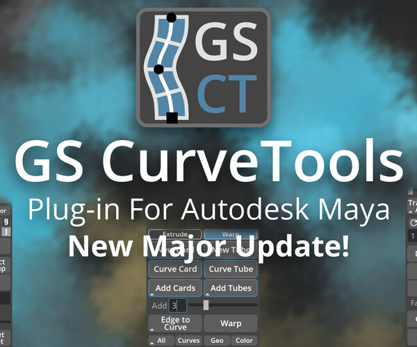 GS CurveTools-PTT_CG资产素材_严控质量_让CG社区更有趣